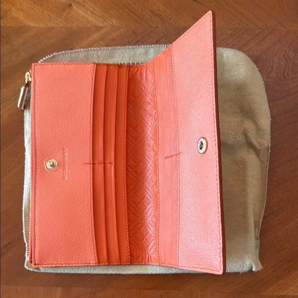 Burberry Pink Clutch Vibrant Leather Wristlet - Picture 2 of 5